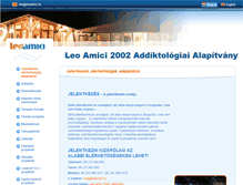 Tablet Screenshot of leoamici.hu